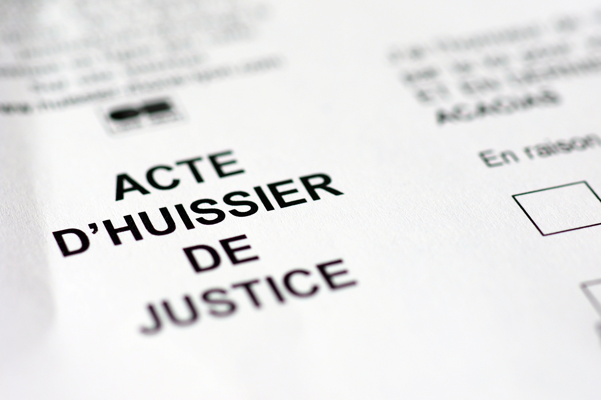 Constat d'huissier